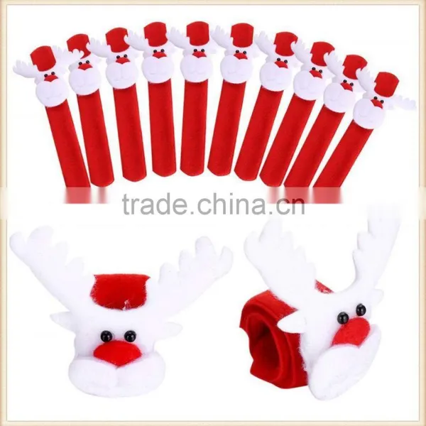 Xmas Luminous Slap Circle Bangle Bracelet Christmas Ornament Party Decoration photo-4