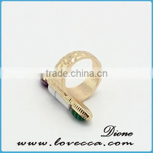 Cheap Fashion Wholesale Trendy Ladies Fashion Natural Gemstone Ring photo-2