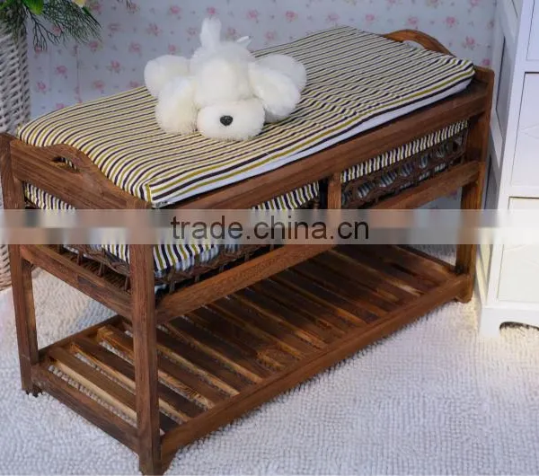 Eco-friendly Wooden Shoe Racks With Drawers photo-2