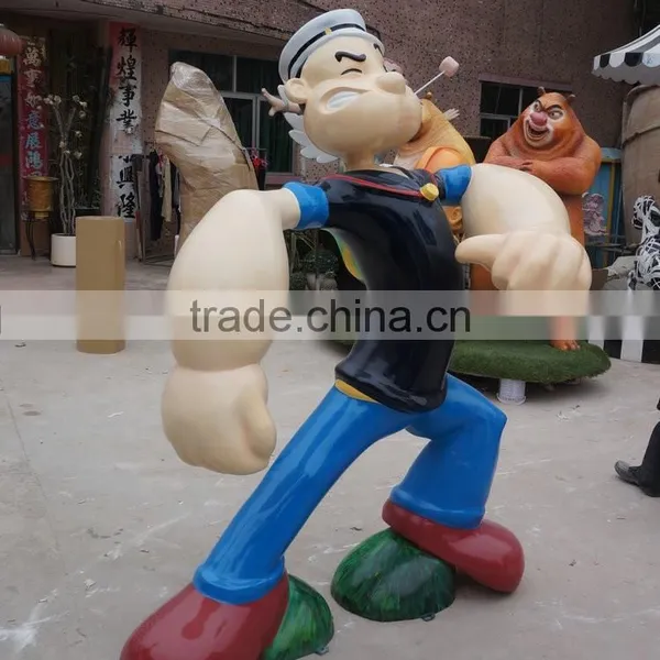 Customized Made FRP Strong Man Cartoon Character photo-2