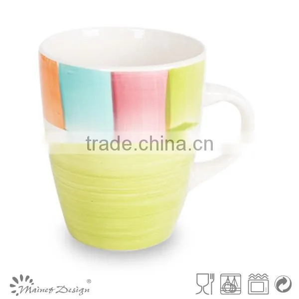 Handpainted 12oz Fine Personalized Eartherware Mugs photo-4