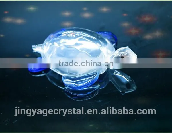 Popular Transparent Crystal Turtle Model Gift th Best Anniversary Gift/awesome Glass Wedding Gift photo-4