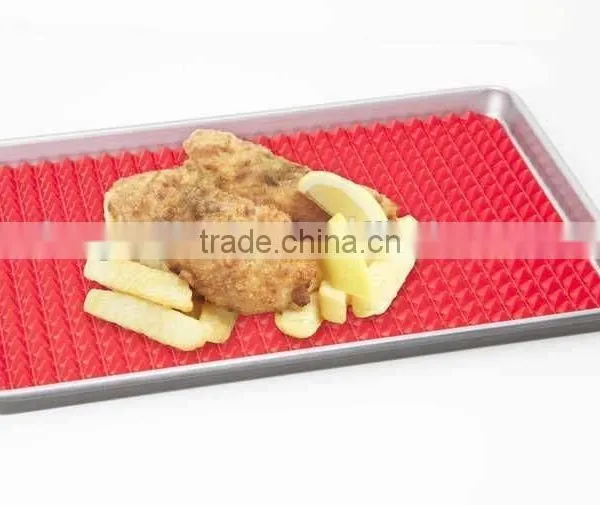 Pyramid Pan Silicone Baking Mat Red Color photo-2