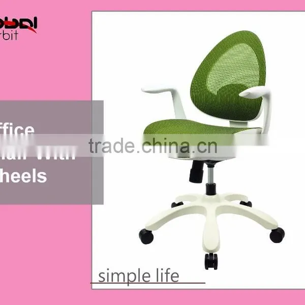 2016 Hot Selling Mobile Office Computer Chair With Fabric Adjustable Backrest photo-2
