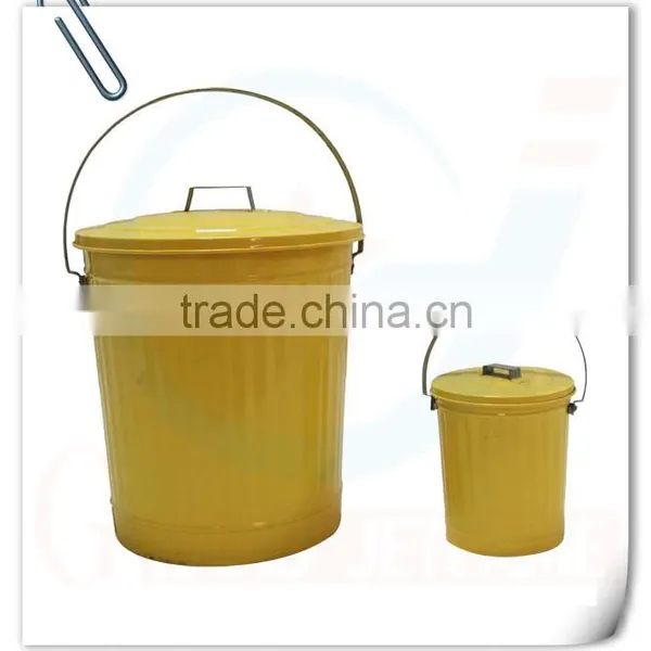 Household Decor Big Galvanized Bucket With Lid photo-6