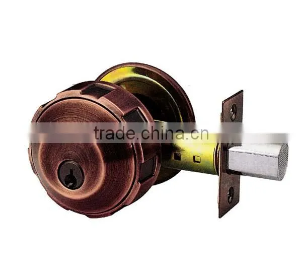 Stainless Steel Grade 2 American Single Cylinder Deadbolt Door Lock photo-2