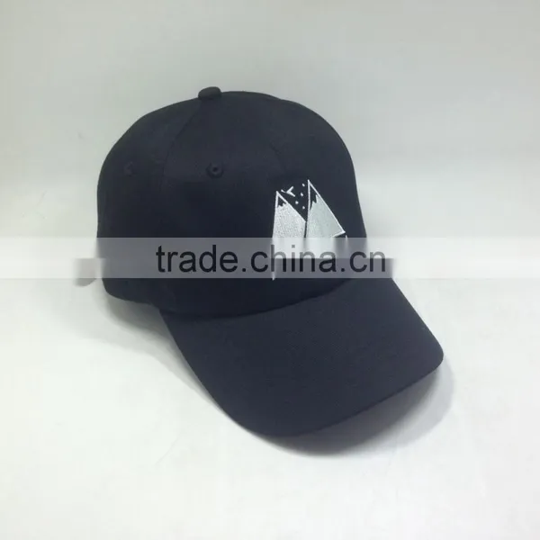Custom Color Black Cap With Embroidery Logo Good Quality photo-3