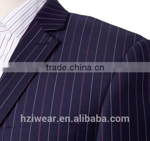 2015 New Stripe Notch Lapel Business Suits for Man / Suit Men photo-4