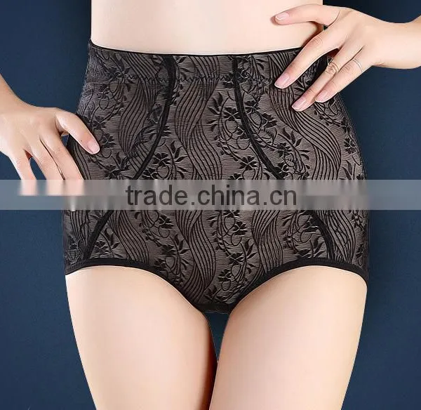 Embroidered Woman Underwear New Fashion Lace Sexy Panty Body Shaper photo-3