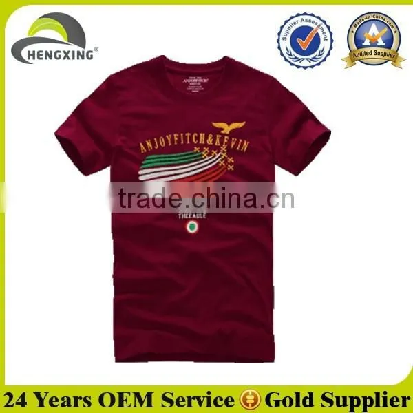 Fashion 100% Cotton Cheap Men's Custom Printed T-shirt photo-4
