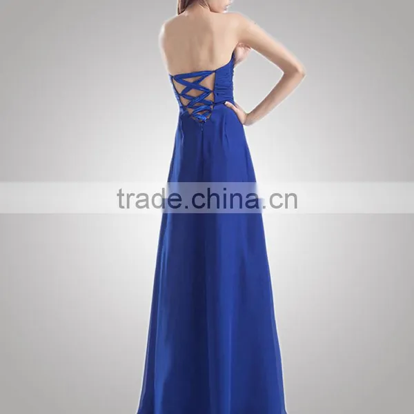 Active Popular Style New Model Chiffon Floor Length Bridesmaid Dress Free Sample Available photo-4