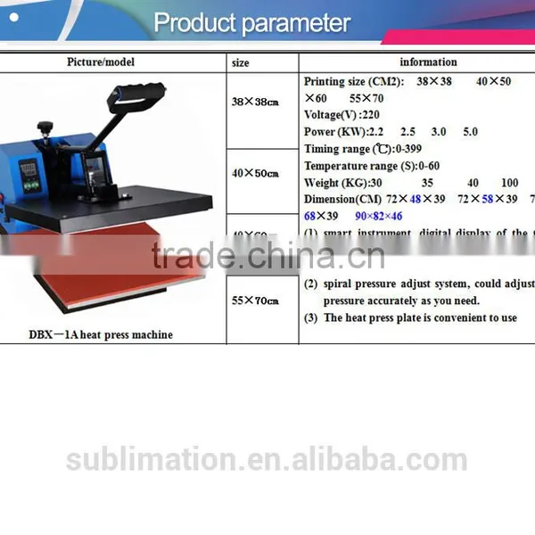 2017 Hot Sale Guangzhou Manufacturer Wholesale Cheap Price Dual Hear Press Machine photo-3