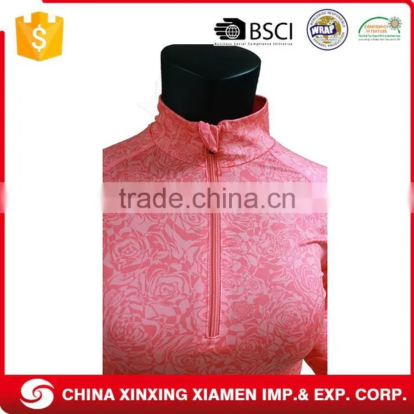All Over Print Pink Running Plain Women Yoga Jacket photo-4