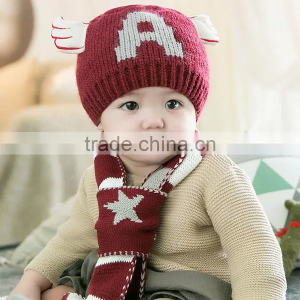 TC17008 Wholesale Cute Baby Winter Hat and Scarf photo-5