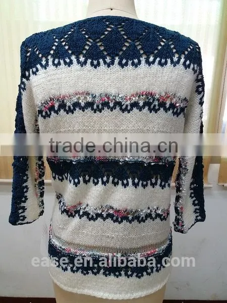 Made in China Cashmere Sweater Plain Men's O Neck Long Sleeve Tops photo-2