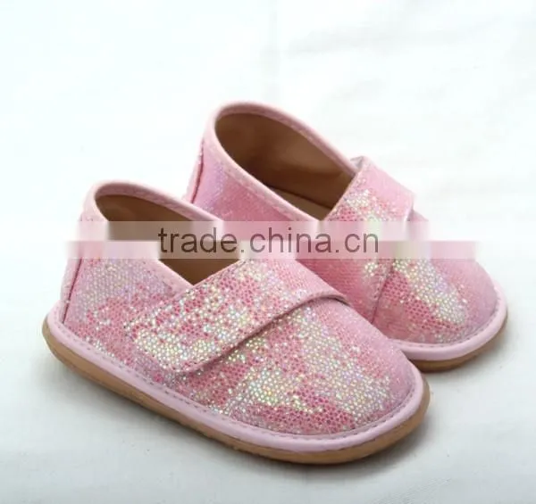 Girls Leather Shoe New Squeaky Children Shoes photo-4