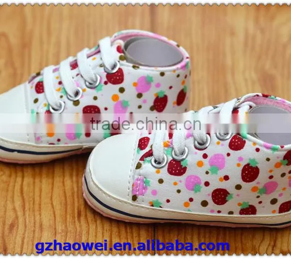 Strawberry Printed Baby Girl's Sportschuhe photo-4