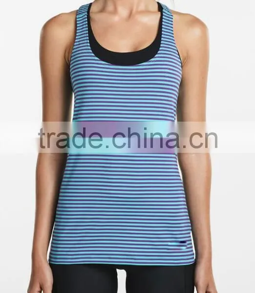 Factory Wholesale Custom Training Singlet Gym Vest Long Tank Tops For Women photo-2