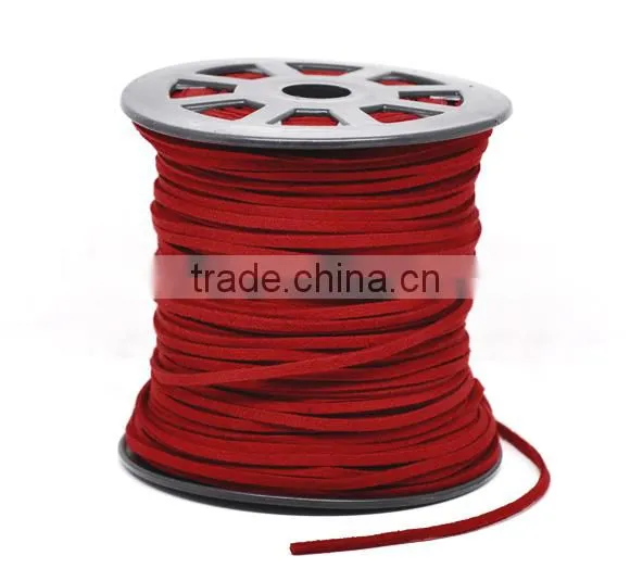 High Quality Findings Red Velvet Threads And Cord for Necklace Making photo-2