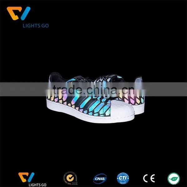 Sun Reflective Tpu Material Fluorescence Color Sports Shoes Material 1.4mm Thickness photo-5