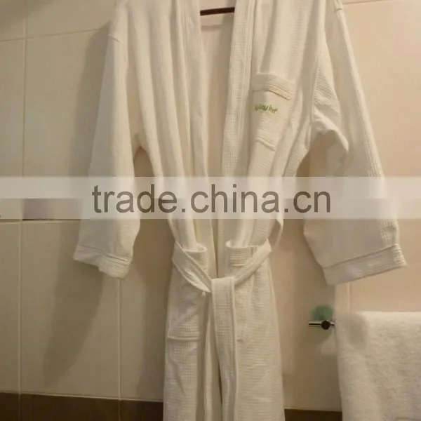 Hotel Knitted Waffle Bathrobe photo-3