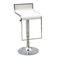 PU Leather Chromed Leather Bar Stool