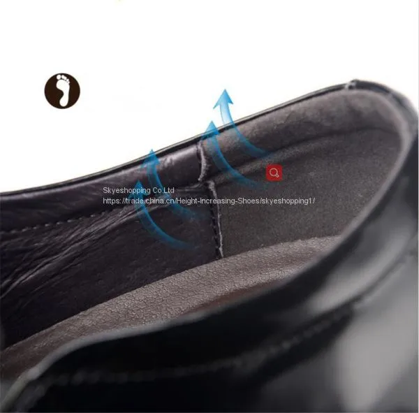 Special Purple Shoes Height Increasing Elevator Shoes for Men Genuine Leather photo-4