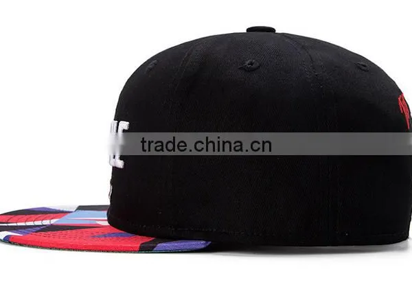 Custom Wholesale 3D Embroidery Patch Pattern Customize Hip Hop Snapback Caps and Hats photo-2