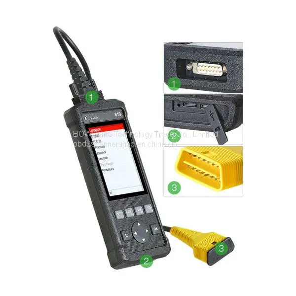 Launch CReader 619 OBD2 Code Scanner Launch CReader 619 Diagnostic Tool photo-3