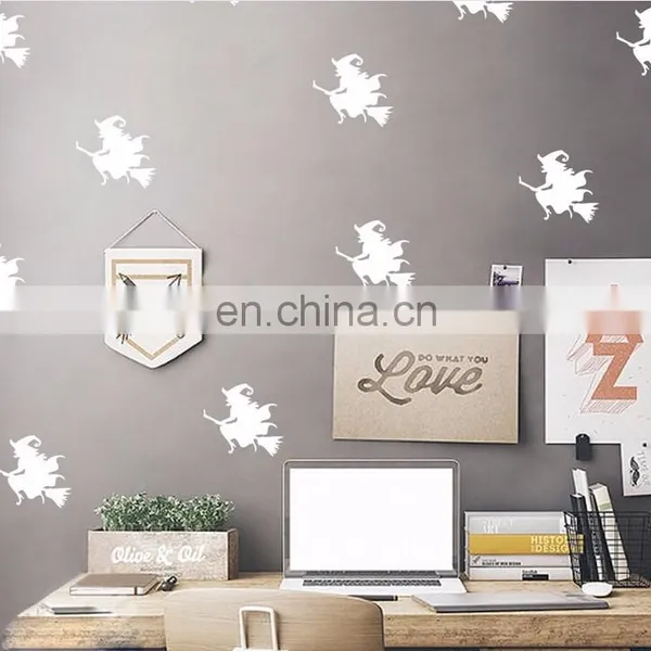 Halloween Witch Ins Style Vinyl Mini Wall Sticker Children Room Home Decoration Mural Roon Decal photo-3