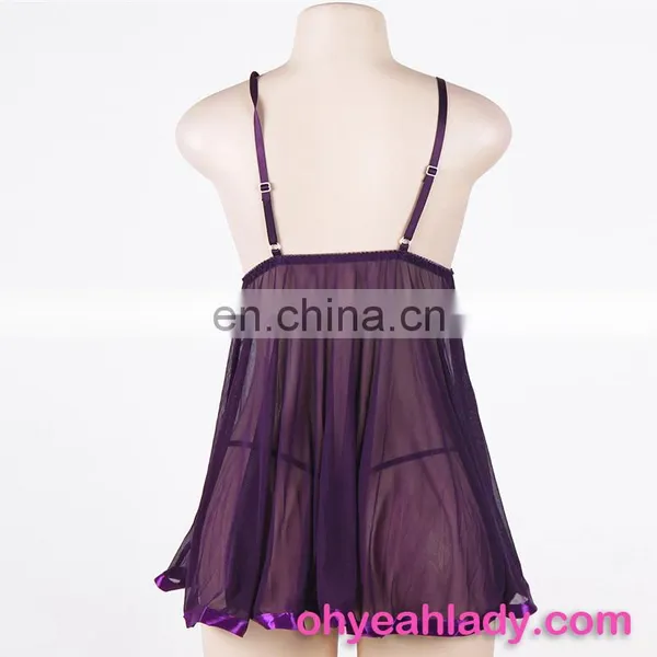 Factory Price Beautiful Sexy Nighty Dress for Women photo-6