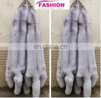 Hot Selling Blue Fox Fur Skin / Natural Blue Fox Fur Skin / High Quality Cheap Fox Fur Skin photo-3