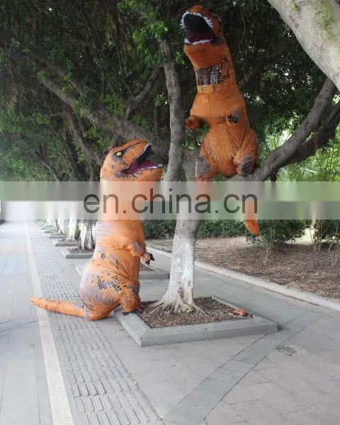 HI High Quality Water Proof Woven Dacron Walking T-rex Inflatable Dragon Costume photo-4