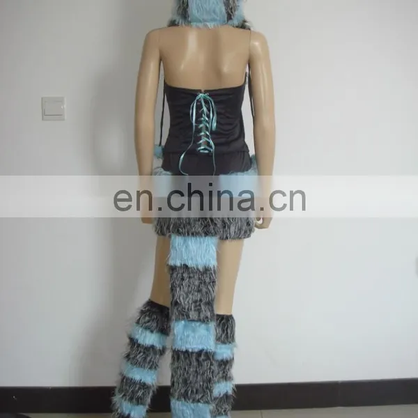 Carnival Adult Sexy Women Plush Animal Wolf Cosplay Costumes for Parties WC-0021 photo-2