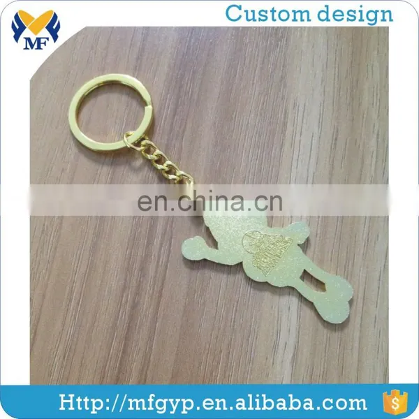 New Blank Custom Anime Acrylic Metal Keychain for DIY Gift photo-4