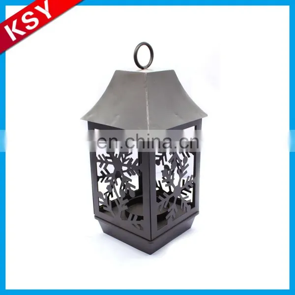 Popular Competitive Price Long Stemmed Metal Hanging Glass Tea Light Hexagon Candle Holder photo-4