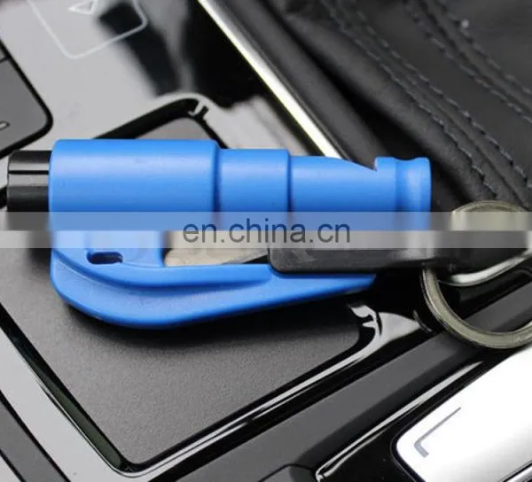 3 in 1 Safeguard Seatbelt Cutter Whistle Emmergency Hammer Car Window Breaker Car Glass Breaker photo-3
