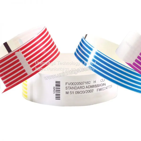 Free Samples RFID F08 1K Fitness RFID Wristband Waterproof Paper