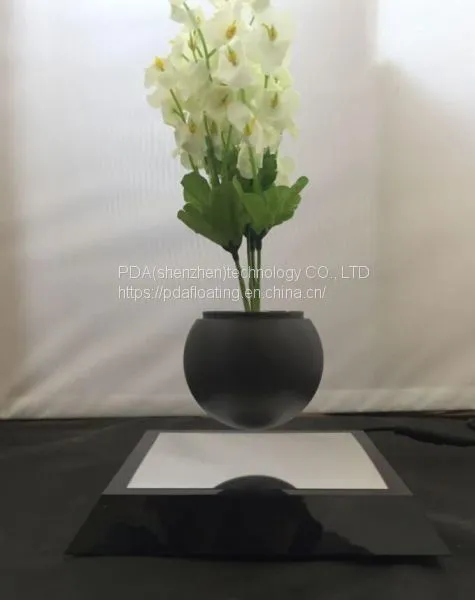 Square Base Maglev Floating Levitate Bottom Air Bonsai Tree Pot photo-2