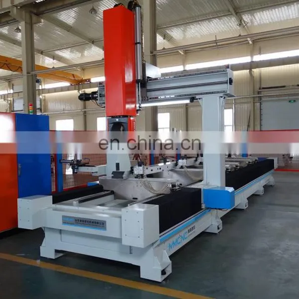 Real Factory Workshop PhotoJinan Hot Sale 5d Wood Cnc Router Milling Carving 5 Axis Machine for Furniture Making and Aluminum photo-6