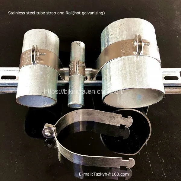 Stainless Steel Pipe Clamps and Brackets Stainless Steel Pipe Hangers Conduit Clamps photo-5