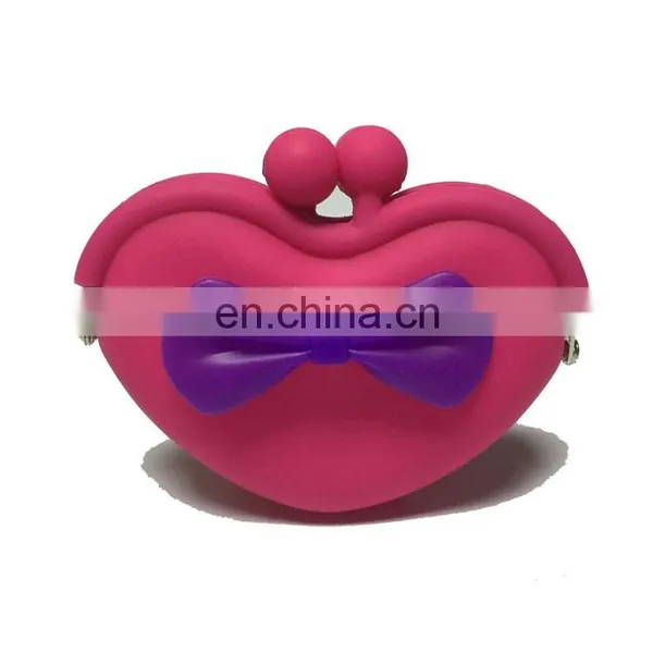 Custom Colorful Mixed Straps Mini Coin Purse Kawaii Cartoon Promotion Silicone Wallets photo-4