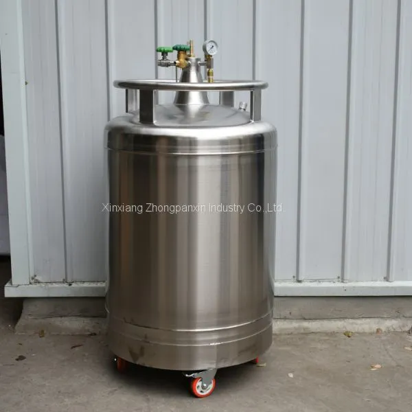 300L YDZ-300 Liquid Nitrogen Hydrogen Storage Tank for Ice Cream Making photo-4