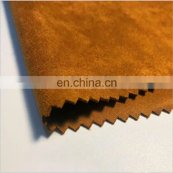 High Quality Wrap Suede Knit Fabric Coat Fabric photo-2