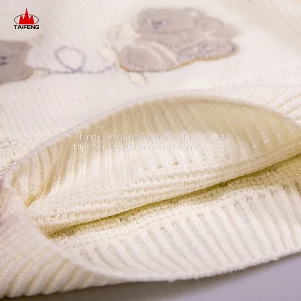 100%cotton Clothing Set Baby V-neck Sweater Baby Sweater Coat Autumn and Winter Baby Knitted Sweater photo-3