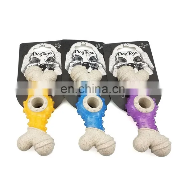 Semi-transparent Color Pet Toys Dog Bone Chew Toy for Aggressive Chewers Dog Bone Toy photo-6