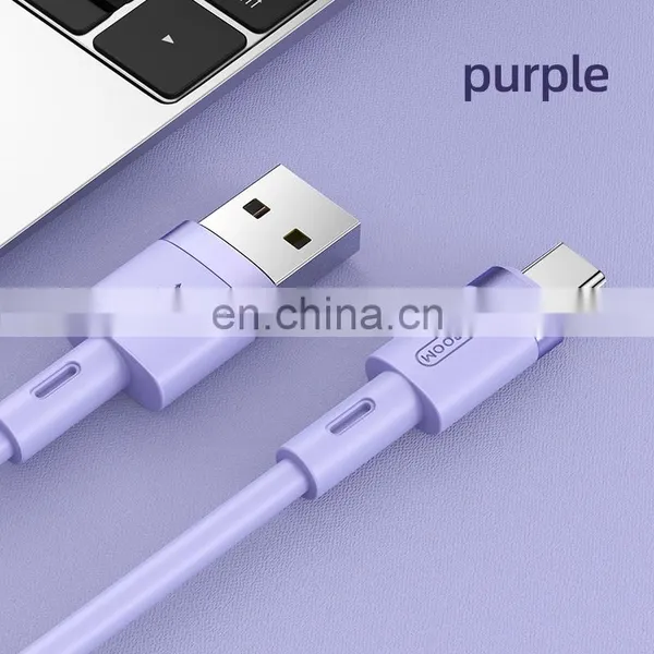 JOYROOM Silicone Colorful Charger Cable for Iphone Cable and Type c Fast Cable photo-6