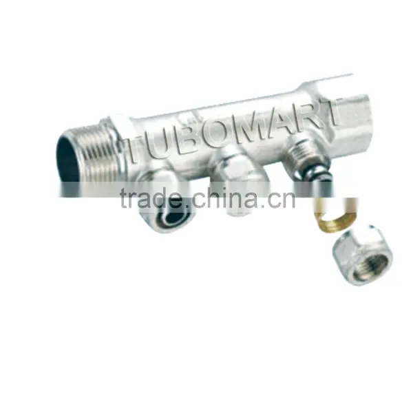 Floor Heating Systems Brass Exhaust Pipe Type Manifold photo-4
