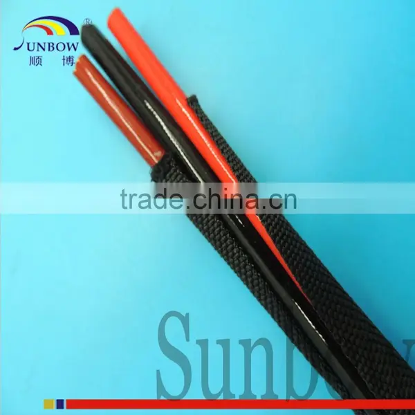 SUNBOW High Quality Flexible,Semi-Rigid, Split Self-Wrap Braided Sleeving photo-4