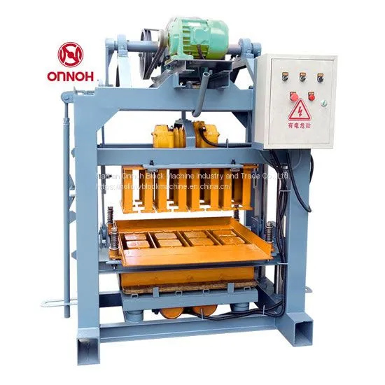 China Manual Brick Machine Onnoh QTJ4-40 Semi-automatic Brick Making Machine photo-2